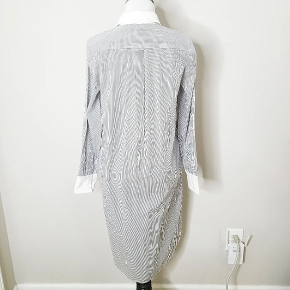 NWT J. Crew Classic Fit Crisp Cotton Poplin Shirtdress 0 - Picture 4 of 7
